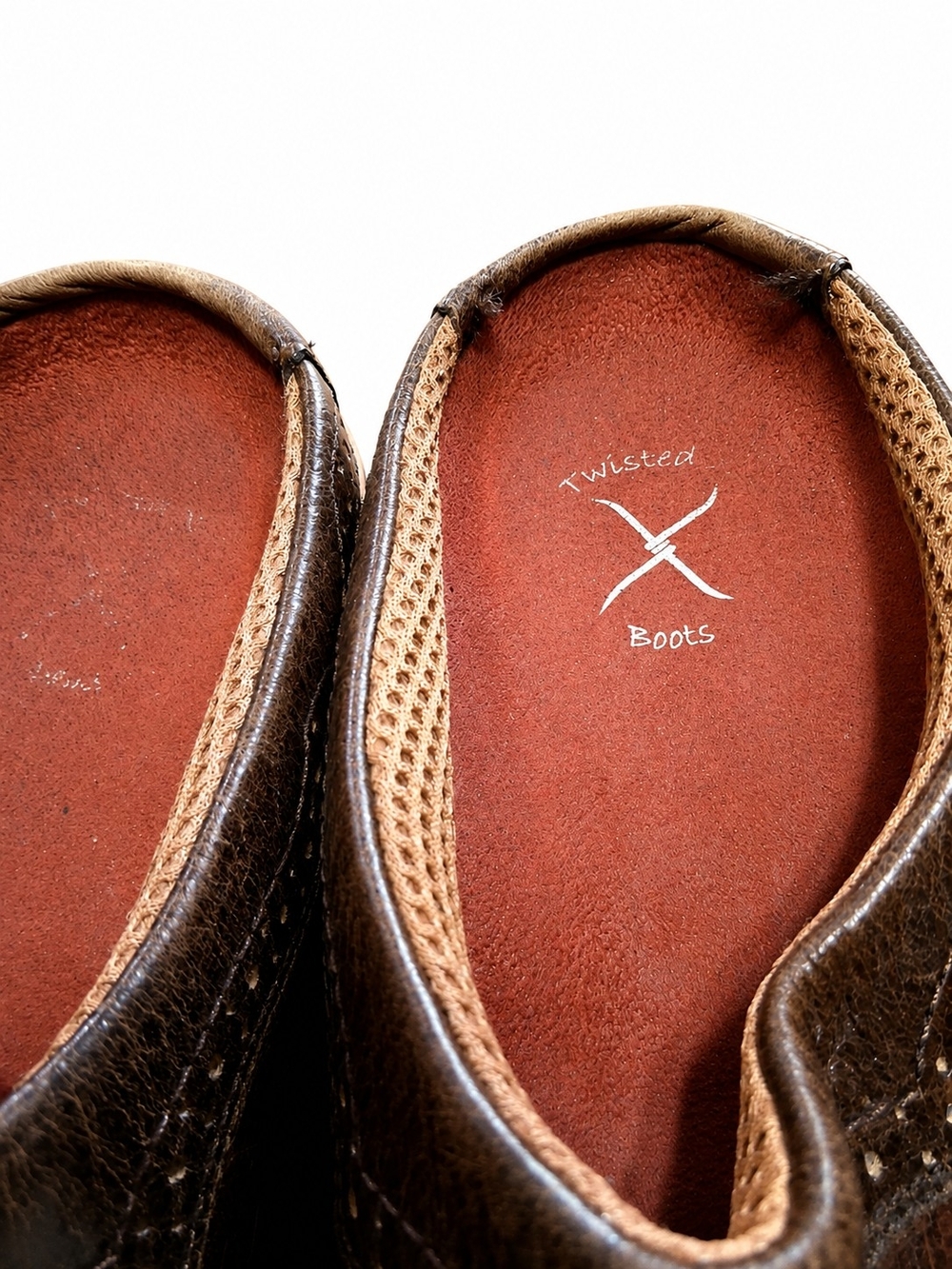 Twisted X Barn Burner Mule Clogs Women's Size 8 Brown Alligator Embossed Leather - Picture 8 of 15